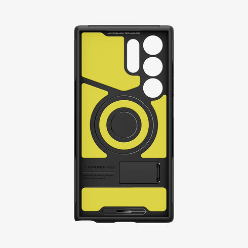 ACS07188 - Galaxy S24 Ultra Case Slim Armor (MagFit) in Metal Slate showing the back
